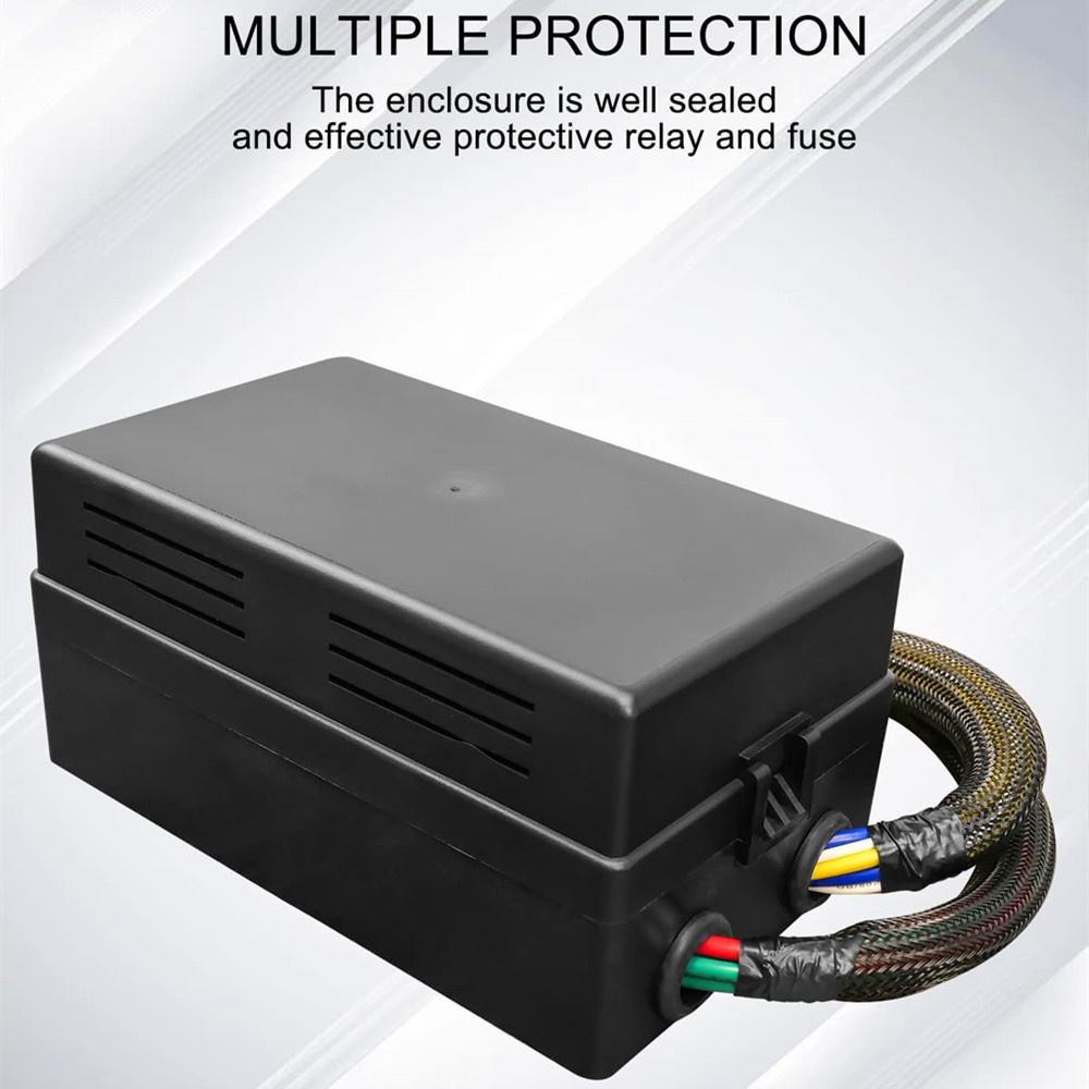 Pre-Wired Fuse Relay Box with 10x 5Pin 40A Relays & 15x Fuses For 12V Automotive