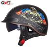 Men Women Lightweight Retro Motorcycle Cycling  Helmet Strong Shock Absorption Anti-fog Anti-scratch