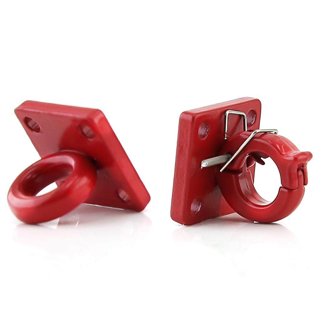 Metal Trailer Buckle, Simulation Trailer Tow Lock Shackle Bracket Set Replacement for Traxxas TRX4