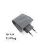 AC 220V To DC 12V 0.5a 1a 2a Car Lighter Adapter EU Plug Auto Accessories Converter Interior Parts Black