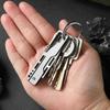 New Mini Titanium Folding Ultra Thin Pocket Women's Keychain Tanto Folding Small Pocket Knife