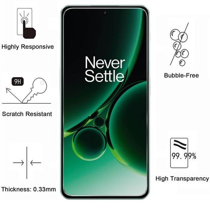 Verre Trempé pour OnePlus Nord 3 5G [Pack 4] Film Vitre Protection Ecran Phonillico®