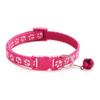 Hot Pet Cat Bell Collar Dog Print Cat Collar Multi-color Optional Necklace Ring Cat Rope Collar Pet Supplies