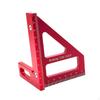 Измерительная линейка 45/90 градусов для деревообработки и DIY-проектов
