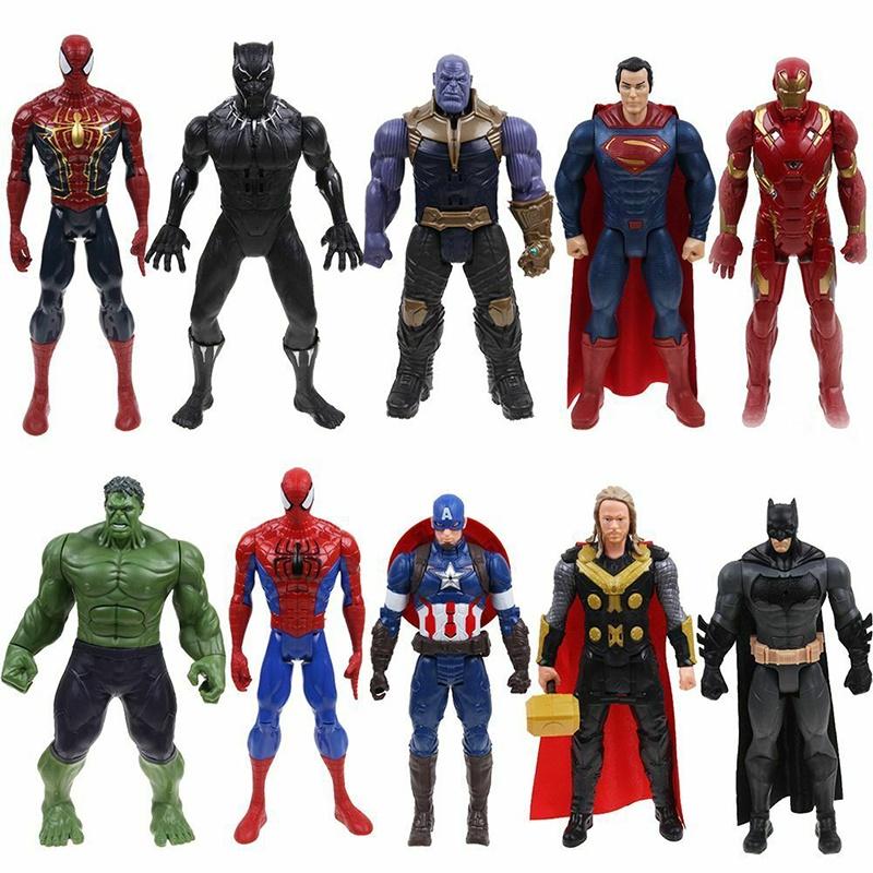 Stunning Avengers Infinity War Hulk Spiderman Thanos 12" Sounding Glowing Figure Toy Ideal Gift For Superhero Enthusiasts