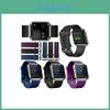 Силиконовый ремешок для часов Fitbit Blaze с пряжкой из нержавеющей стали для отслеживания фитнеса и повседневной носки