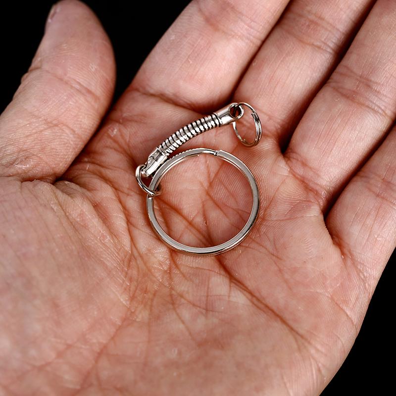 10X цепочка для ключей в виде змеи, серебряные ювелирные изделия «сделай сам», аксессуары для ювелирных изделий