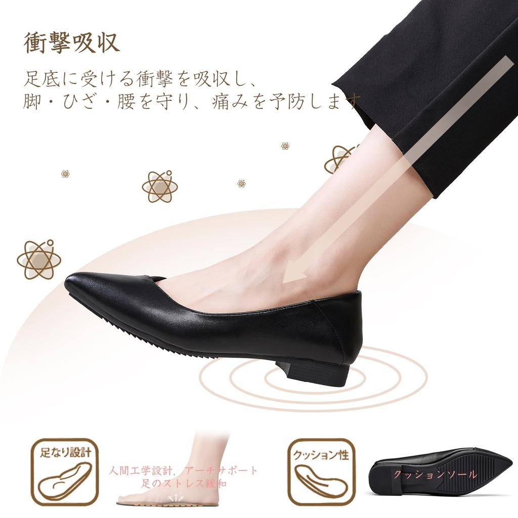 Квадрат 2 см 3E фут трудно скользить для работы [Foxlike] Женские туфли-лодочки, каблук, каблук, окружность, выключены, удобные, мягкие, для поездок на работу, свадеб, похорон,