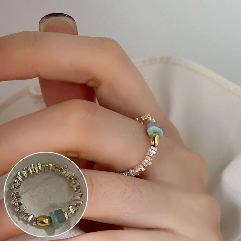 Винтажное посеребренное кольцо из серебра 925 пробы с жемчугом, открытое, для женщин