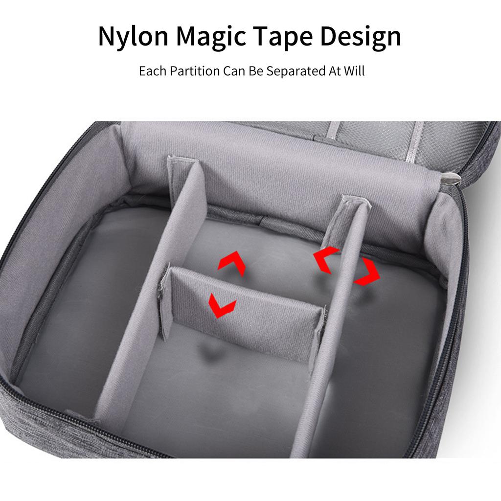 Дорожная сумка-органайзер для электроники, сумка для хранения кабельных аксессуаров, свободное отдельное пространство
