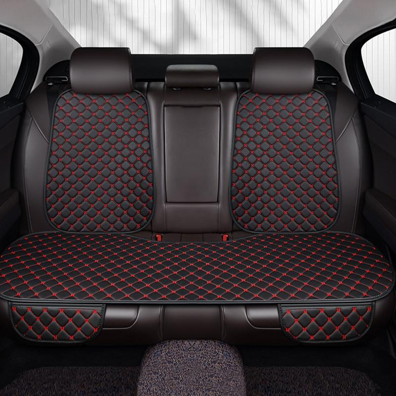 Kcimo Pu Leather Car Seat Cover Seat Back Soft Cushion Universal Front and Rear Car Seat Cushion Chair Carpet Pad Four Seasons