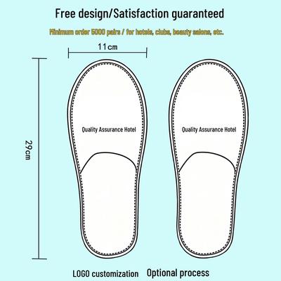 Очень большие нескользящие моющиеся тапочки для гостиниц и салонов