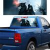 65" X 22" Rear Window Grim Reaper Graphic Tint Decal Sticker For Truck Jeep SUV