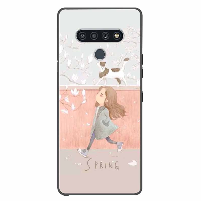 Чехол для LG K41s k51s Силиконовый Мягкий Модный Животное Задняя крышка для LG Q70 Q60 Чехол Защита на для LGQ60 K 51S Мультяшный Чехол-сумка для телефона