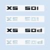 Хромированный черный 3D 2,6 см M X5M50i X5M50d цифры ABS эмблема для BMW X5 серии E70 G05 логотип багажника автомобиля