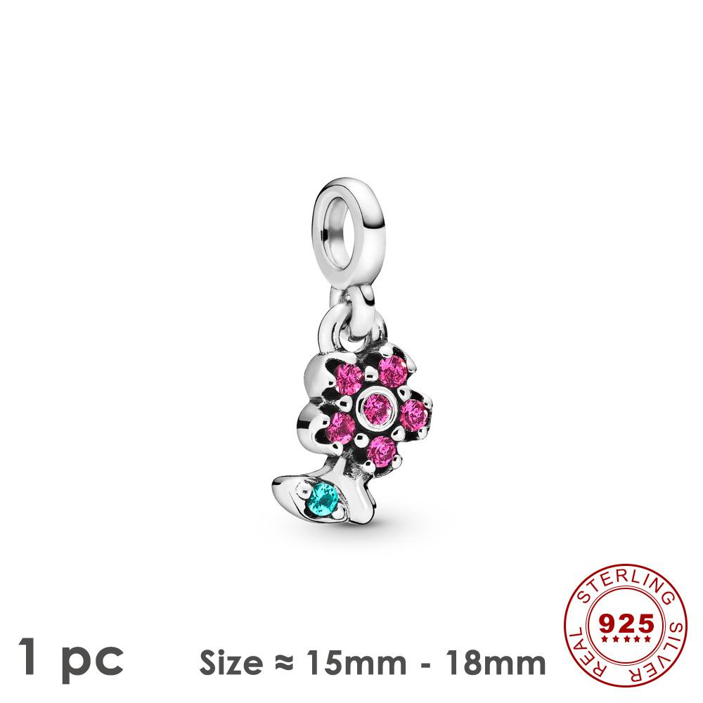 Новый настоящий S925 стерлингового серебра Me Шарм Единорог звезда обруч из бисера подходит оригинальные браслеты Me женские украшения в форме сердца для подарка