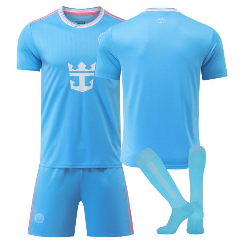 2025/26 Football Training Uniform Home Away No.10 Jersey Children Adult Set Breathable Quick-Dry Soccer Shirt