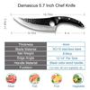 5,5-дюймовый нож для мясника, кованый нож для обвалки, нож шеф-повара, кухонный нож из нержавеющей стали