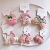 Cotton Hair Tie Mushroom Baby Hairpins Cute Hair Clips For Girls