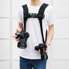 PULUZ  PU6002 Dual Camera Shoulder Strap with Soft Shoulder Pad 1/4 Inch Screw Quick Release Camera