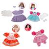 Fashion Reborn Baby Dress Fit For 22-23 Inch Doll Child DIY Toy Doll Clothes Accessories 4 Colors Can Choose
