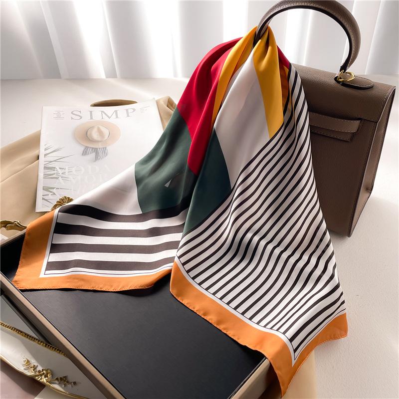 70 * 70 см новый шелковый маленький квадратный шарф для защиты шеи женщин профессиональный шарф универсальный шарф для волос шарф