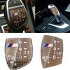 For BMW 1pcs M performance Car Gear Shift Knob Sticker Cover For bmw M Sticker X1 X3 X4 X5 X6 X7 e46 e90 f20 e60 e39 f10 Car acc