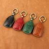 Styling Mouldings 4 Buttons Smart key For Vespa GTS 300 GTS300 Keychains Smart Genuine Leather Case Fob Cover Kit Motorcycles Ke