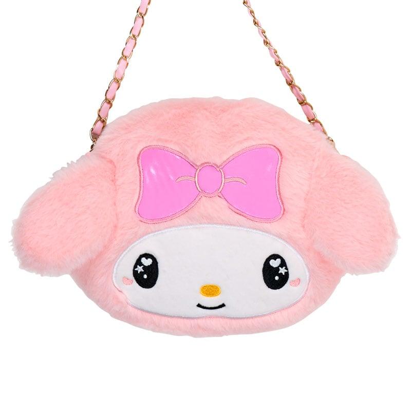 Sanrio My Melody Сумка из искусственного меха в форме лица Япония НОВИНКА Персонажи Sanrio