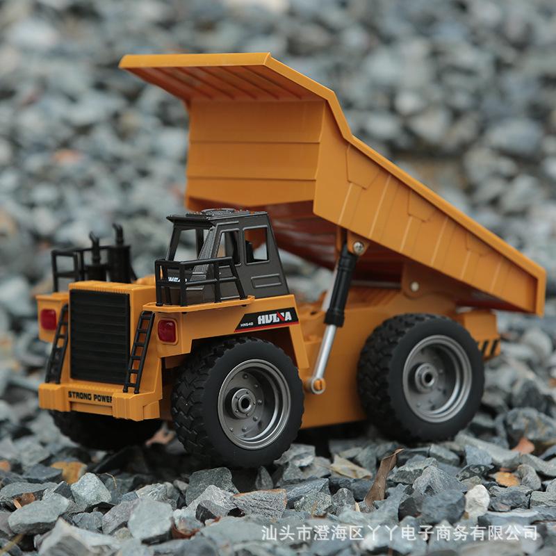 1/18 Huina 1540 Rc Самосвал Дистанционное Управление Экскаватор Игрушки Сплав RC Модель Игрушечный Инженерный Автомобиль