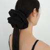 VIMUN Cotton Jacquard Scrunchie_Black