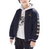 Jordan Jumpman Logo Embroidered Baseball Collar Warm Zip Jacket Kids Jackets Black JD2212006GS002