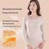 Women's Thermal Underwear Set 2024: Antibacterial, Seamless, Heated, Velvet-Lined, Thick Winter Base Layer with Top and Bottom.