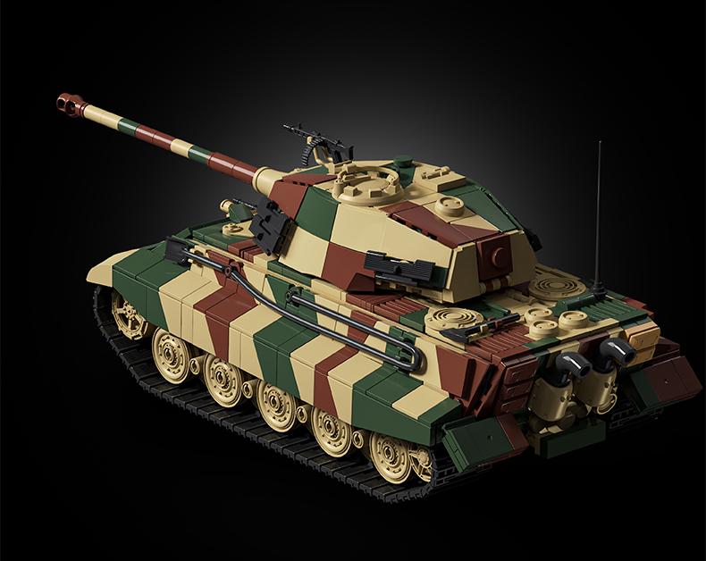 Бронированный автомобиль Королевский Тигр Блоки Модель Танка Образовательный DIY Кирпичи Строительная Игрушка для Мальчиков Детей Рождественские Подарки Украшения