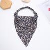 Floral Print Kerchief Head Wrap Women Headbands Hair Scarf for Women Elastic Hair Band Head Scarf
