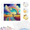 Frame Painting By Numbers For Adults Beginner Kits Rainbow Landscape Wall Art Picture With Numbers For Home Decors 40x40