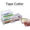 High Quality 3 Color Creative Plastic Desktop Tape Dispenser Tape Cutter Paper Tape Storage Box Holde