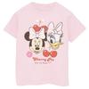 Disney Girls Cherry Pie Minnie Mouse & Daisy Cotton T-Shirt