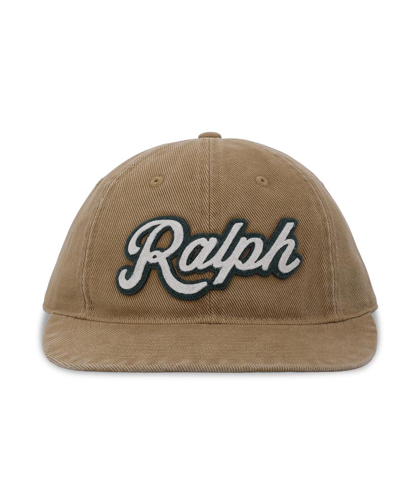 POLO RALPH LAUREN Бейсболка из твила с логотипом Ralph - Бежевый/Хаки