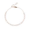 [Dorocy] Pink Gold Cut Water Drop Chain Bracelet Approximately 18.5cm