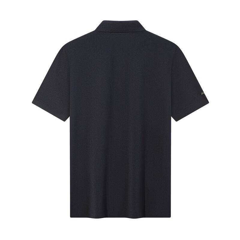 SEVEN Seamless Mulberry Silk Blend Short-Sleeve Business Polo Shirt