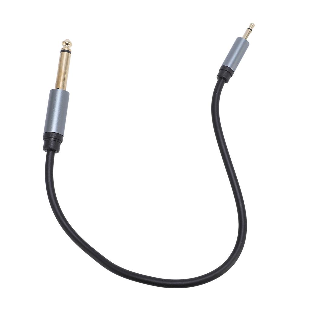 Звуковой кабель 3,5 мм моно штекер на 6,35 мм моно штекер 11,8 дюймов Адаптерный шнур для наушников 6,35 мм на 3,5 мм для динамика, усилителя