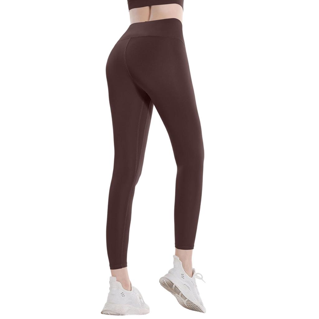 Women's Long Quick-Dry Fitness Sports Pants, Tight-Fitting High-Waisted Running Pants With Butt Lifting