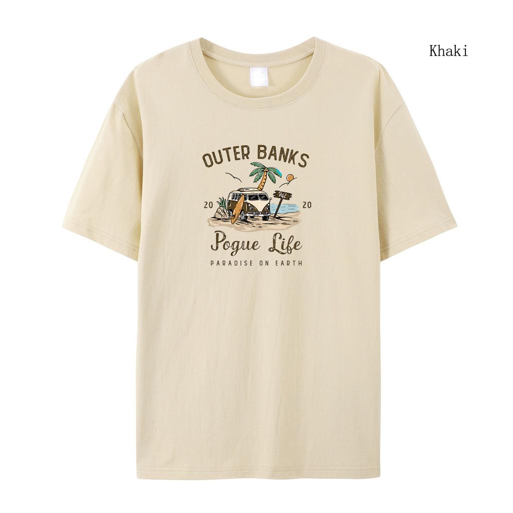 Женская летняя футболка с короткими рукавами, футболка Outer Banks, футболка Pogue Life, женская футболка с короткими рукавами, топы