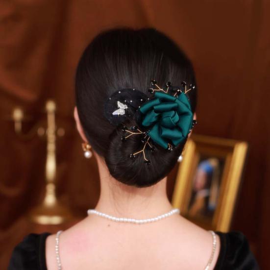 Машинка для завивки волос с цветочным рисунком, ленивые бигуди для волос, ловкая булочка, твистер, длинные волосы, легкий и быстрый инструмент для скручивания волос, аксессуары для женщин и девочек