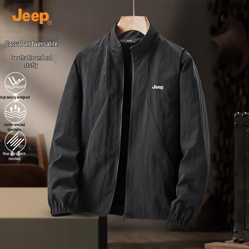 Jeep Men's Multi-Pocket Water-Repellent Jacket