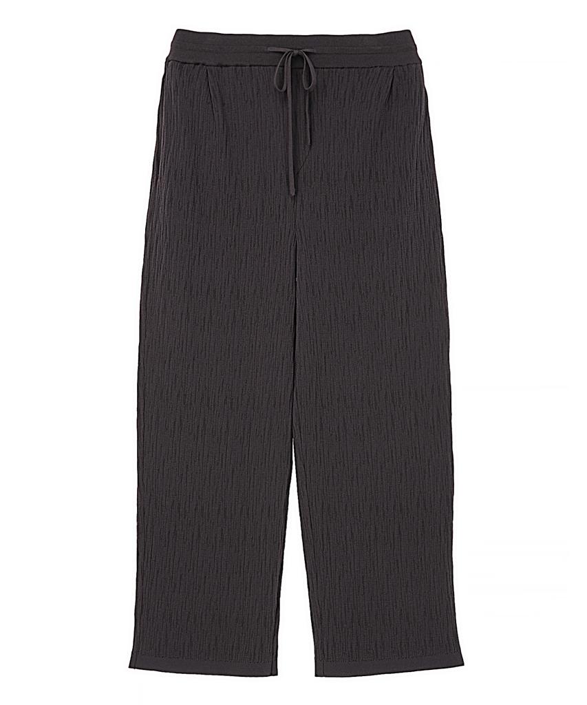 Jilseutyueoteunyuyogmaen Pleated Knit Pants - Dark Gray (Jnsw6B605G3)