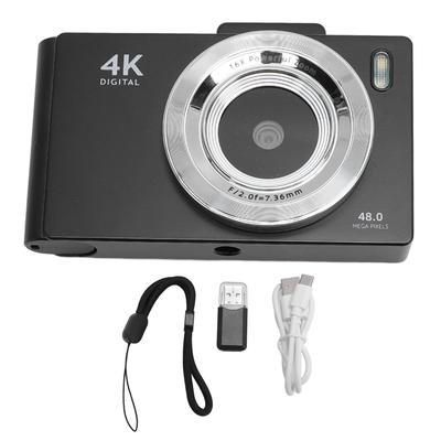 Цифровая камера 4K HD Видео 48МП Фото Автофокус Студенческая камера для повседневной фотосъемки и записи 32Г