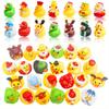 12pcs Rubber Duck for Christmas Party Assortment Ducks Bulk Mini Rubber Duckies for Kids Birthday Best Giving Gifts Party Favors