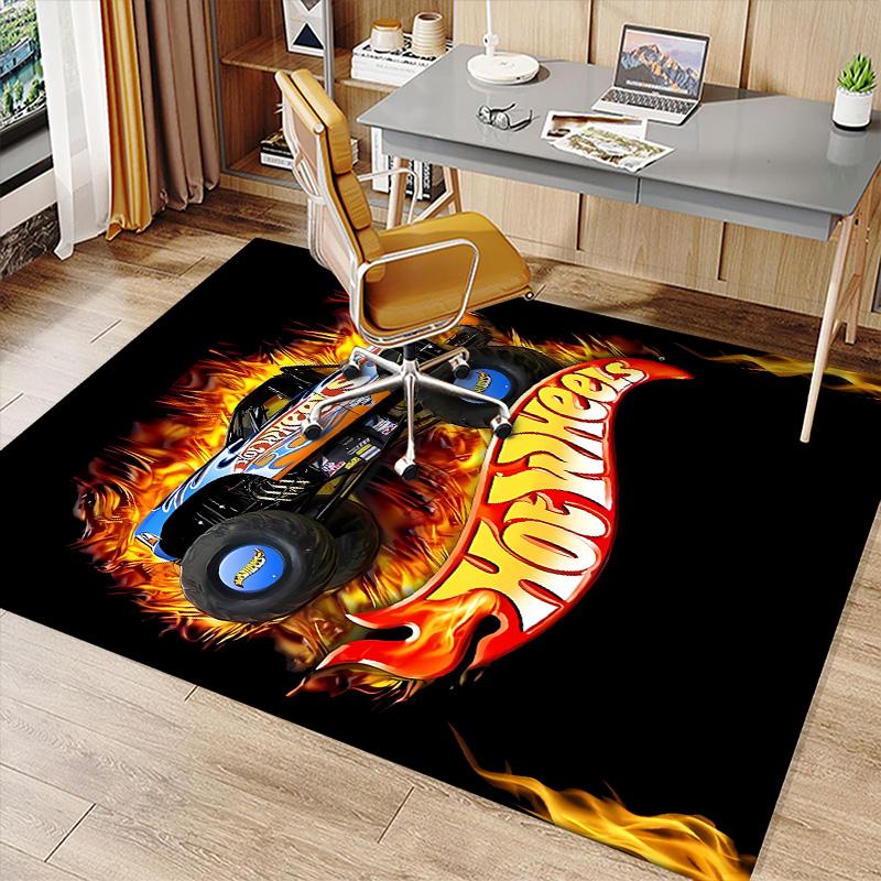 Ковер с логотипом Hot Wheels, впитывающий, моющийся, нескользящие коврики для ванной, коврики для кухни, коврик для йоги, коврик для прихожей, коврики для кемпинга и пикника